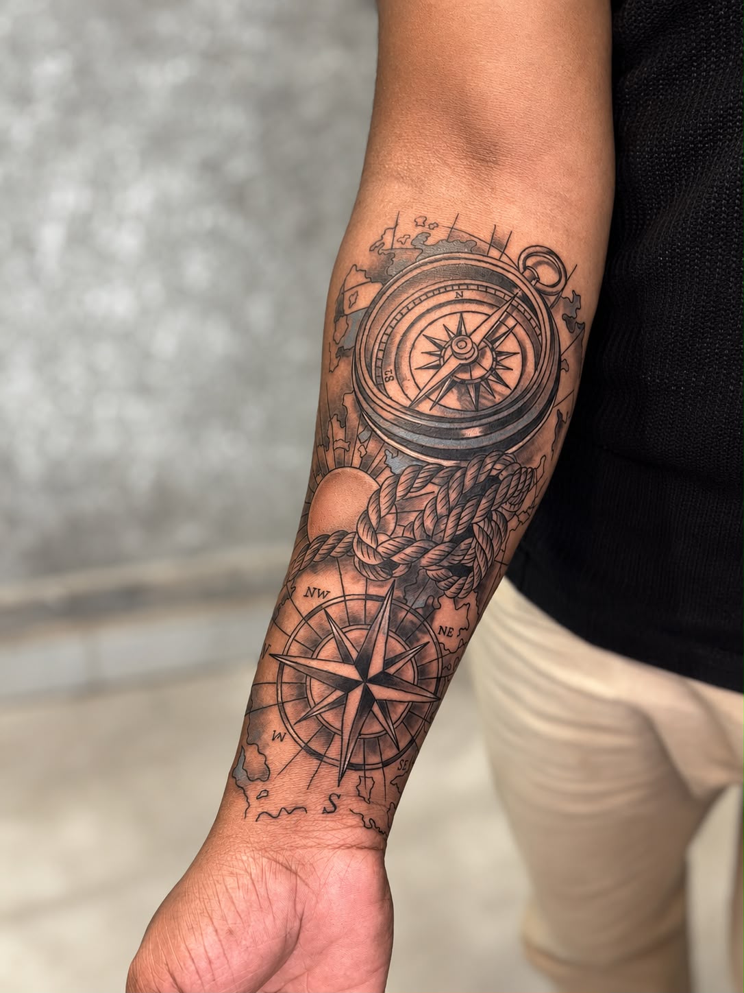 Compass & Map Sleeve